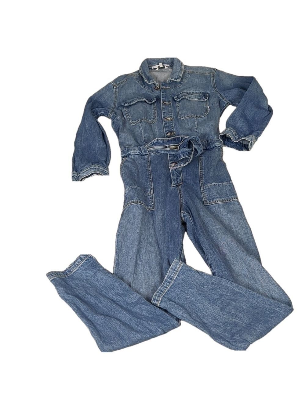 Sam Edelman The coverall denim jumpsuit size Medium